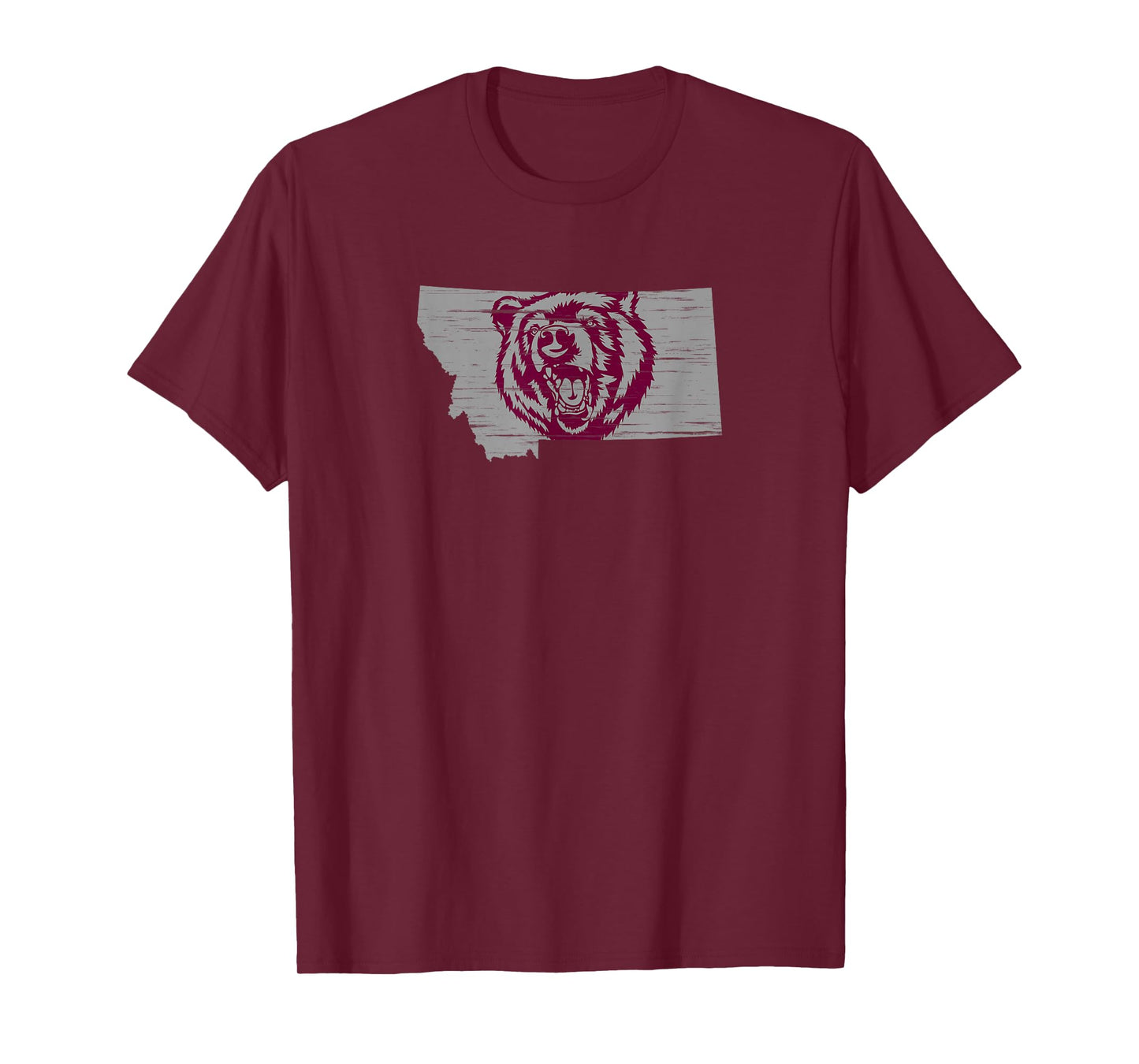 Roaring Grizzly Bear in the State of Montana T-Shirt