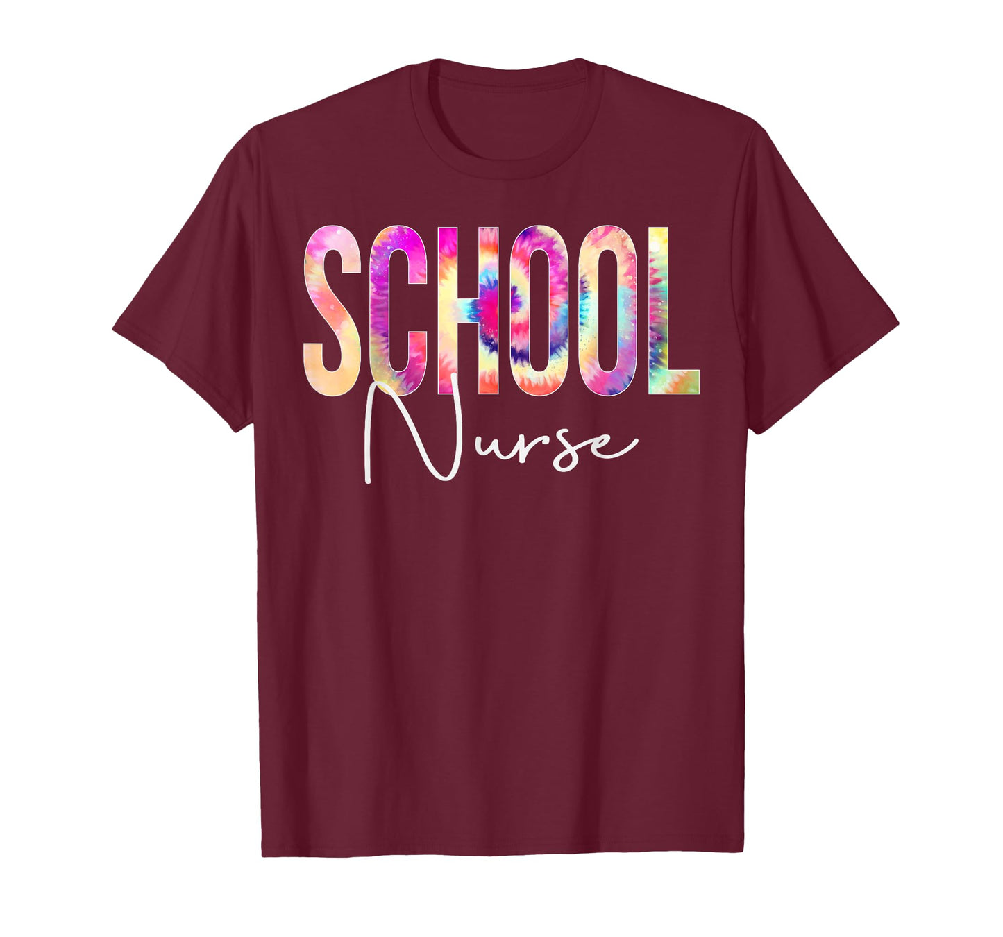 School Nurse Tie Dye Back To School women appreciation T-Shirt