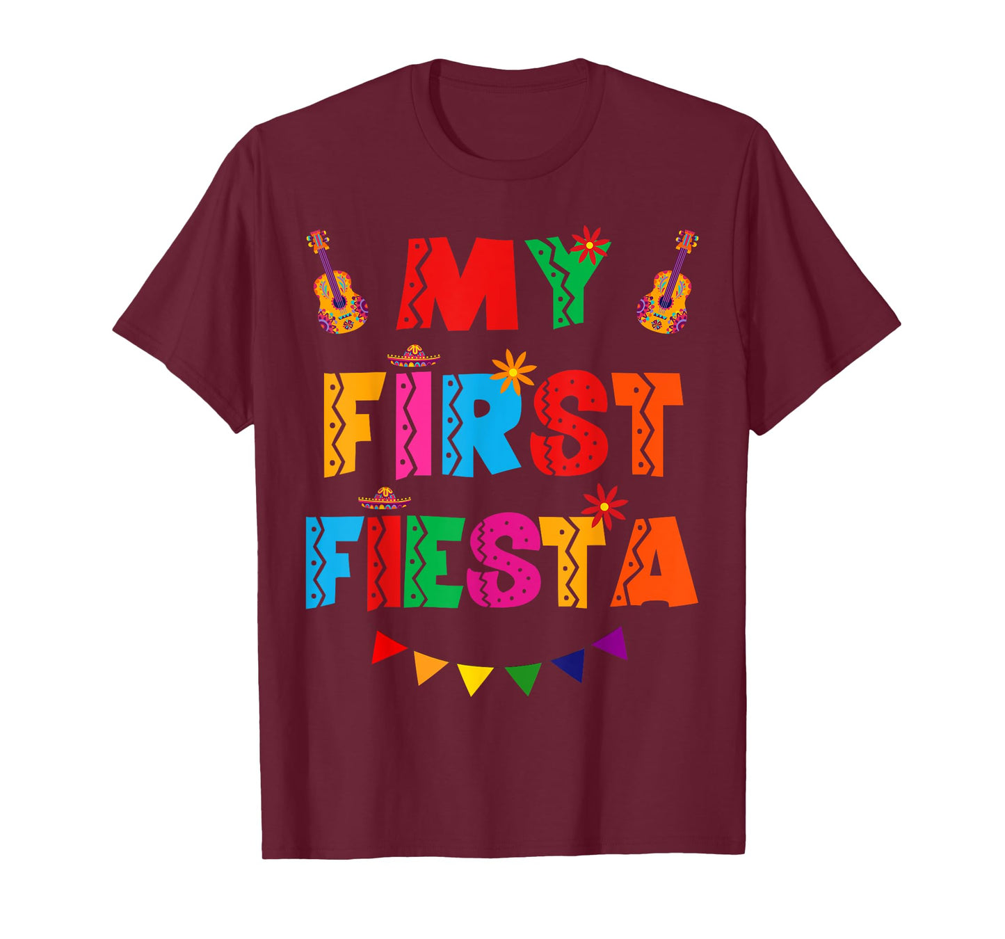 My First Fiesta 1st Birthday Family Matching Cinco de Mayo T-Shirt