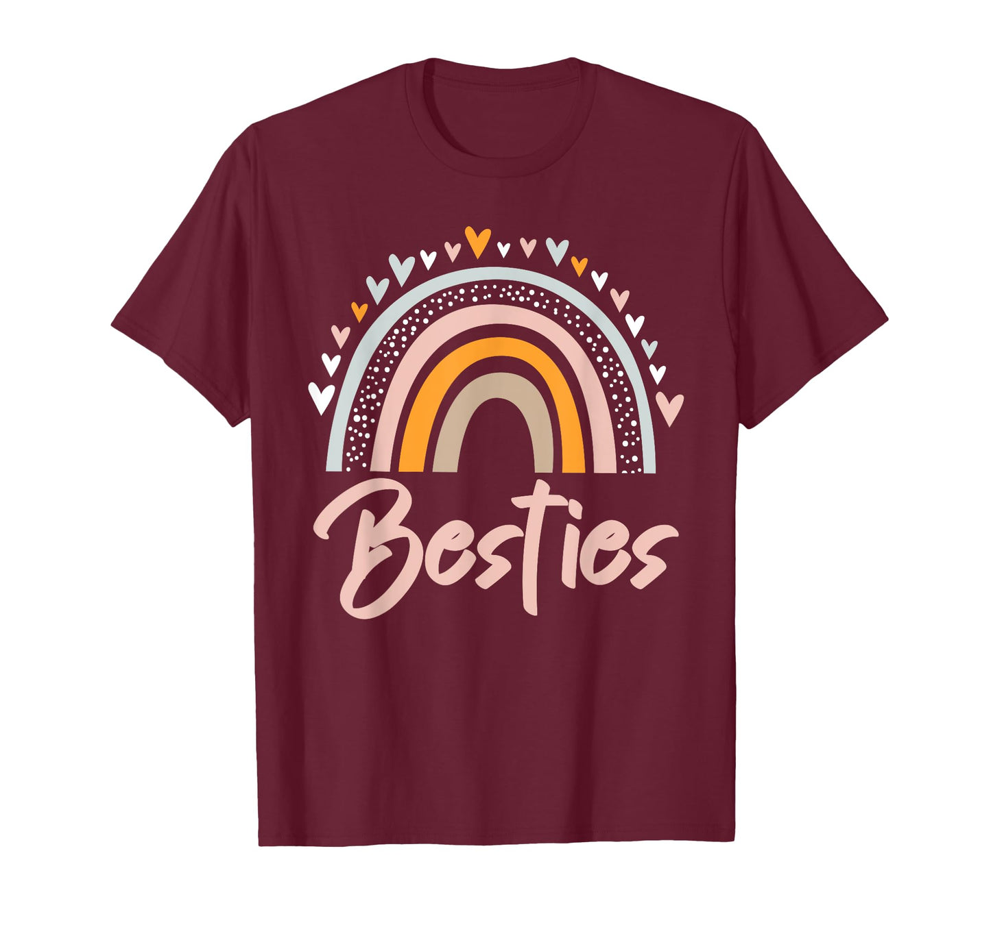 Besties BFF Heart Best Friends Bestie T-Shirt