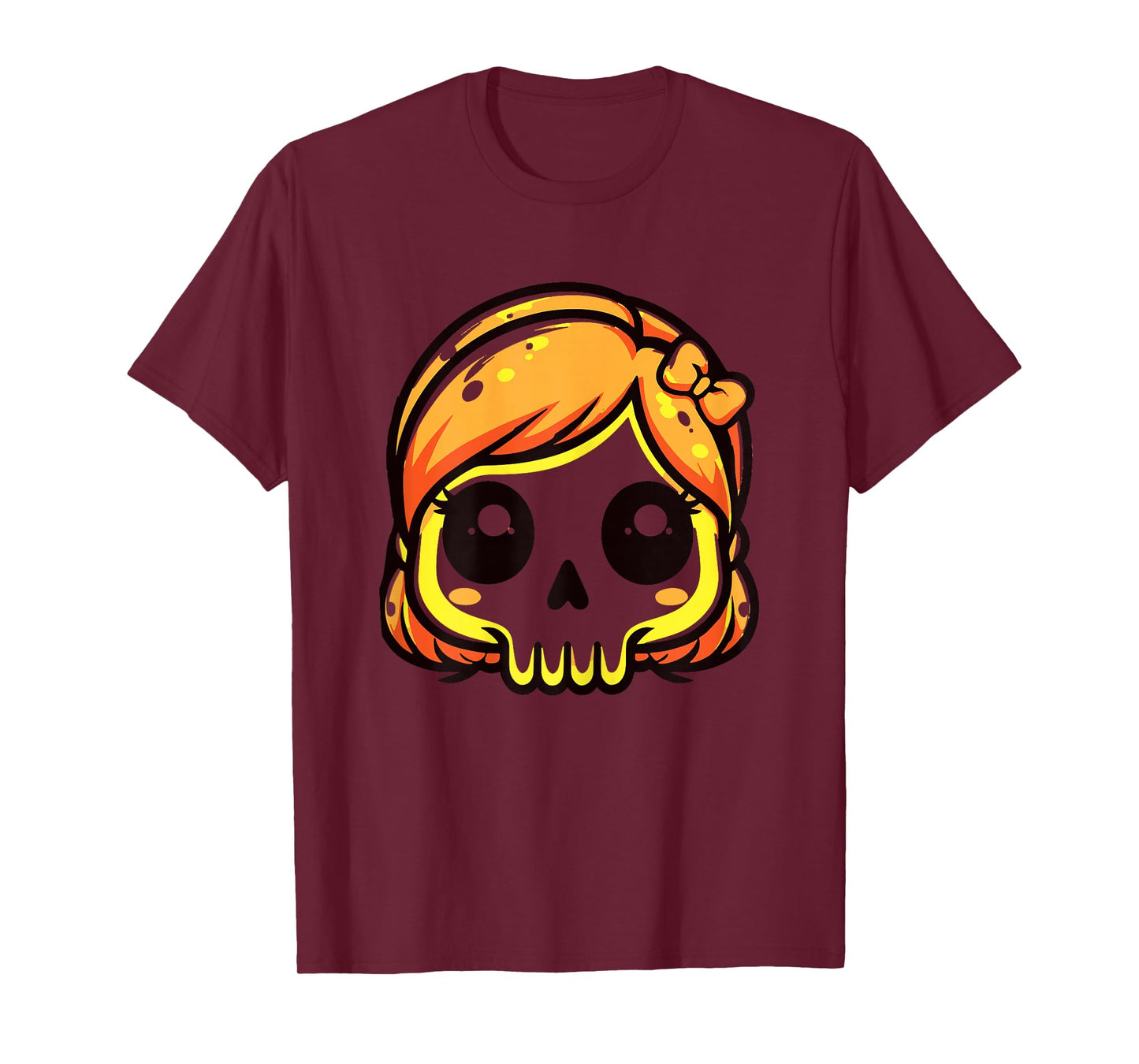 Female Skull - Halloween T-Shirt