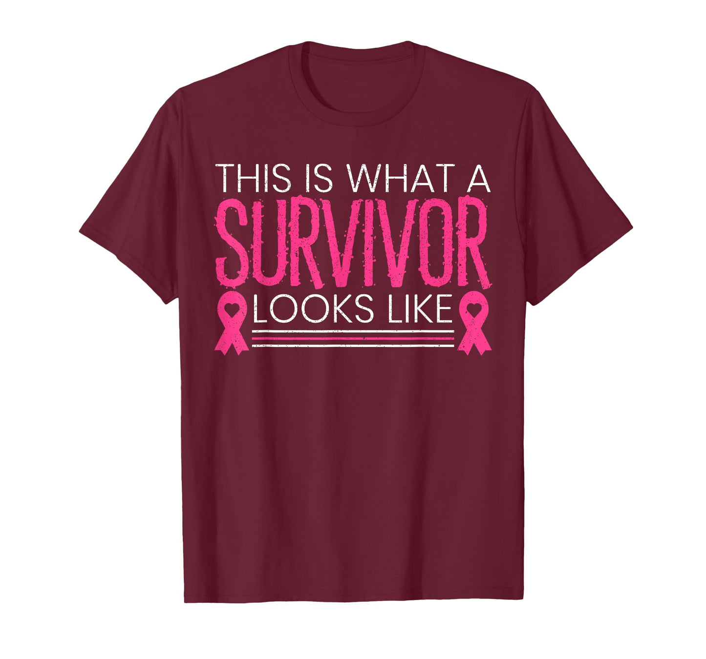 This Is What A Survivor Looks Like Beat Breast Cancer T-Shirt