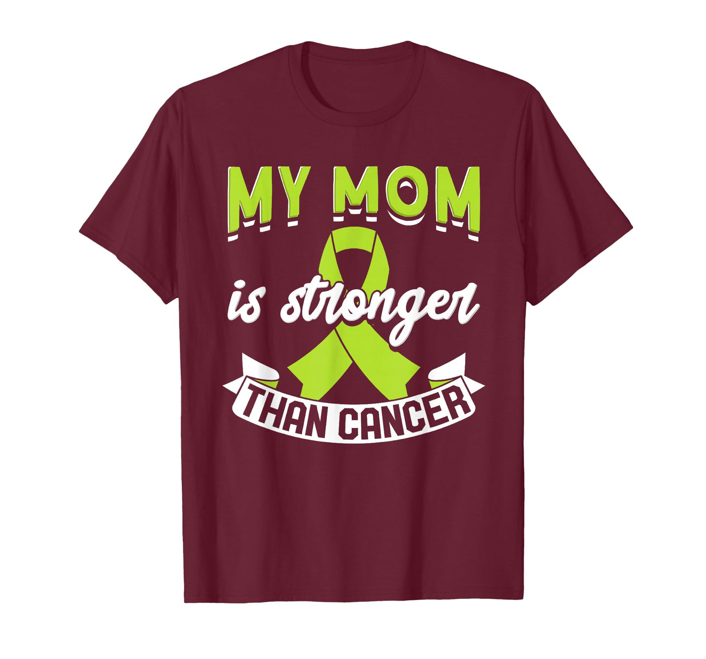 My Mom Is Stronger Than Cancer Lymphoma Awareness T-Shirt