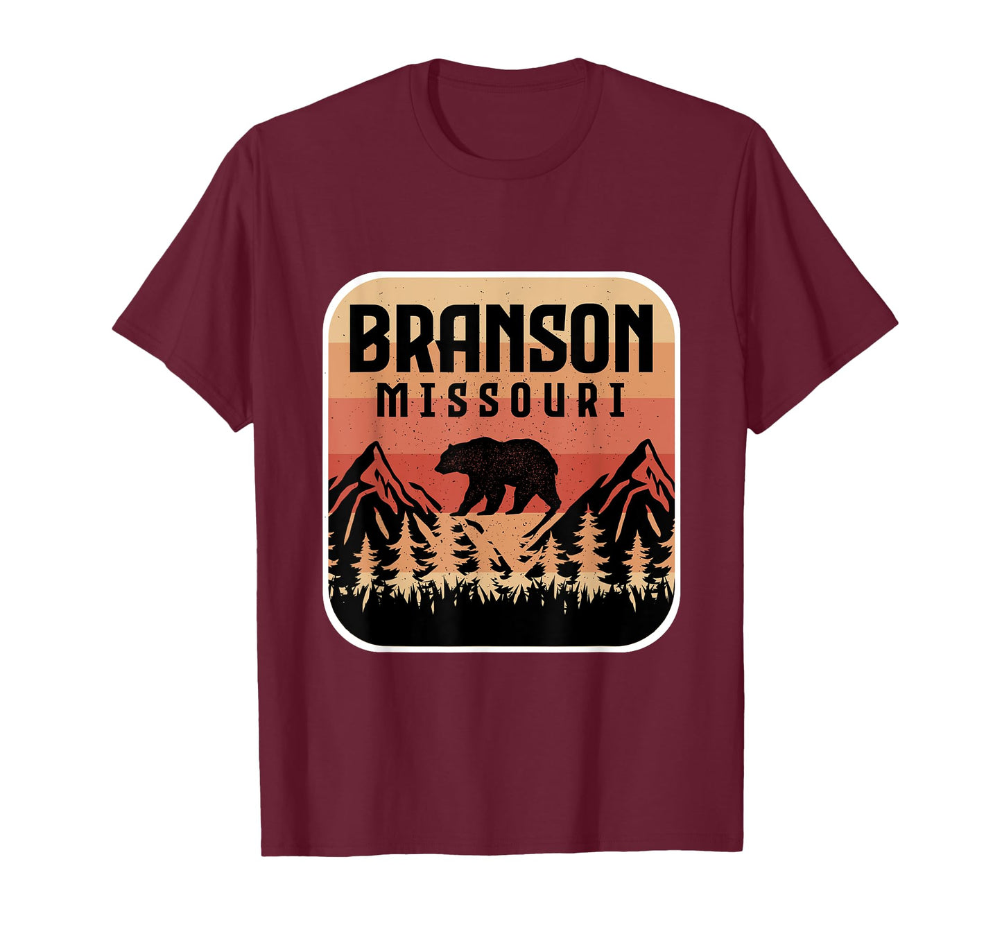 Branson Missouri Grizzly bear Camping Hiking Nature T-Shirt