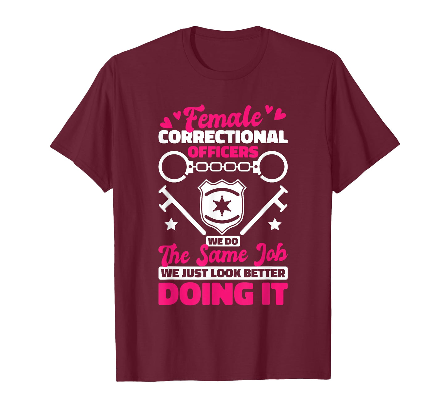 Women Correctional Officers Design for Female Prison Guard T-Shirt