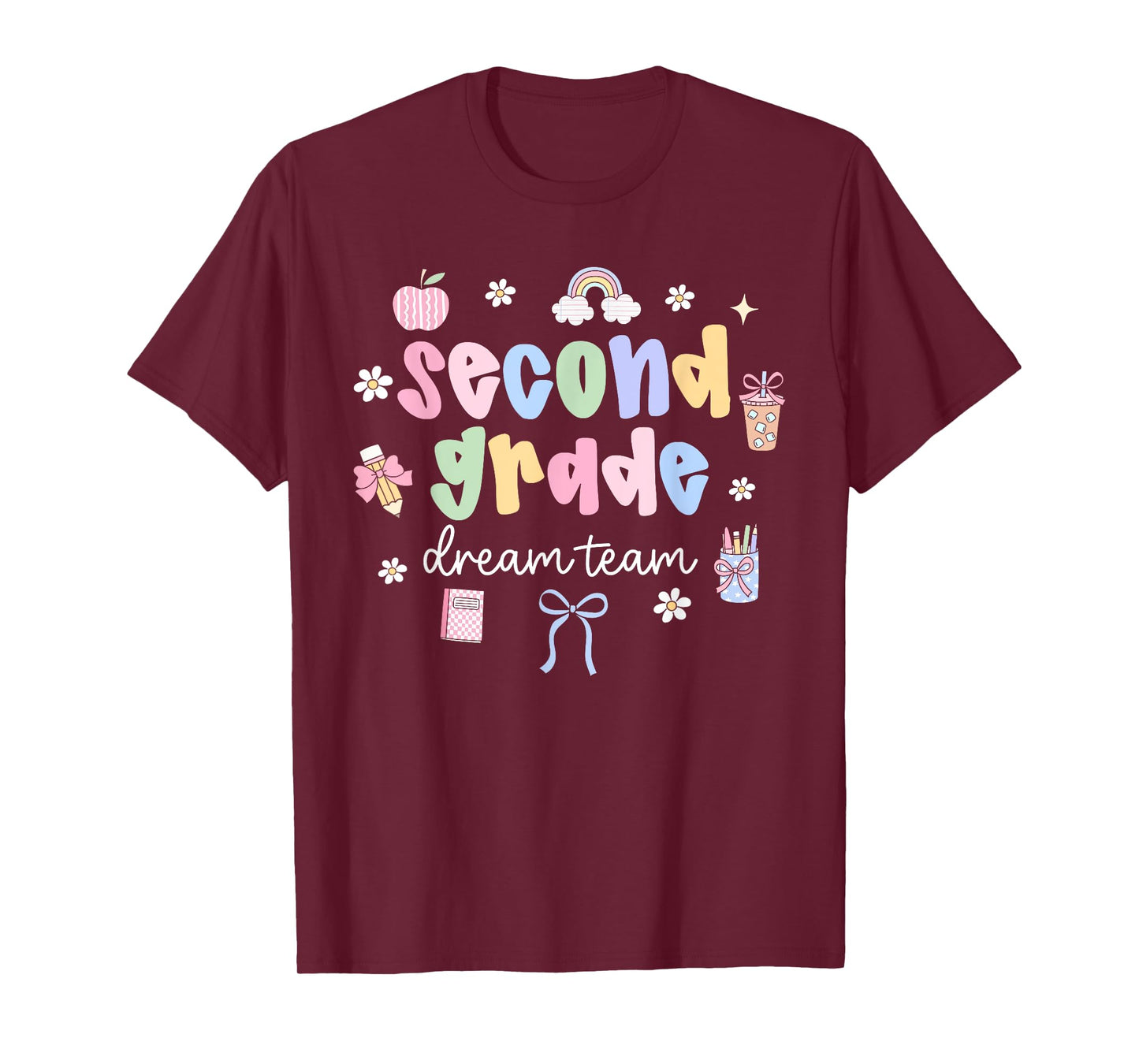 Second Grade Dream Team Back To School 2nd Grade Teacher T-Shirt