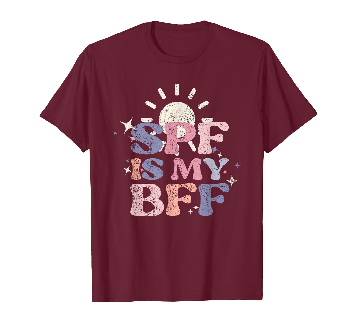 Vintage SPF Is My BFF Sunscreen Skincare Esthetician T-Shirt