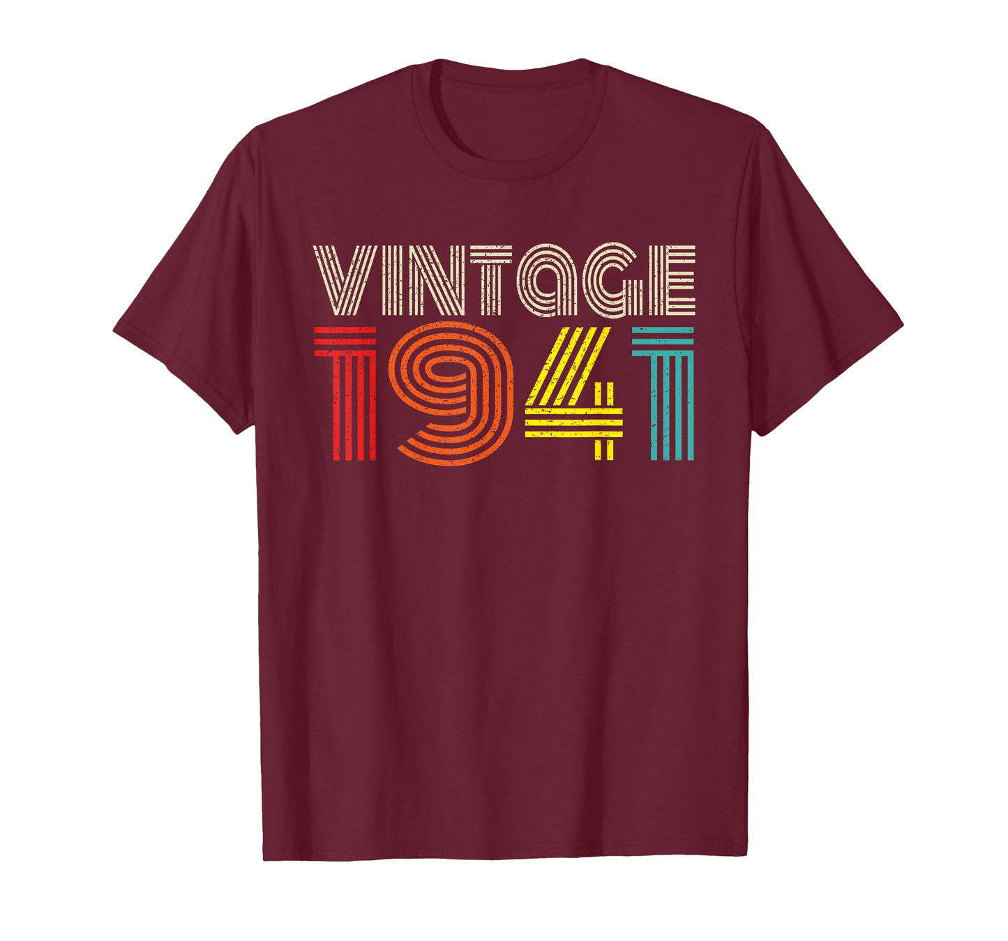 Vintage 1941 Classic 1941 Men Women Vintage Year Birthday T-Shirt