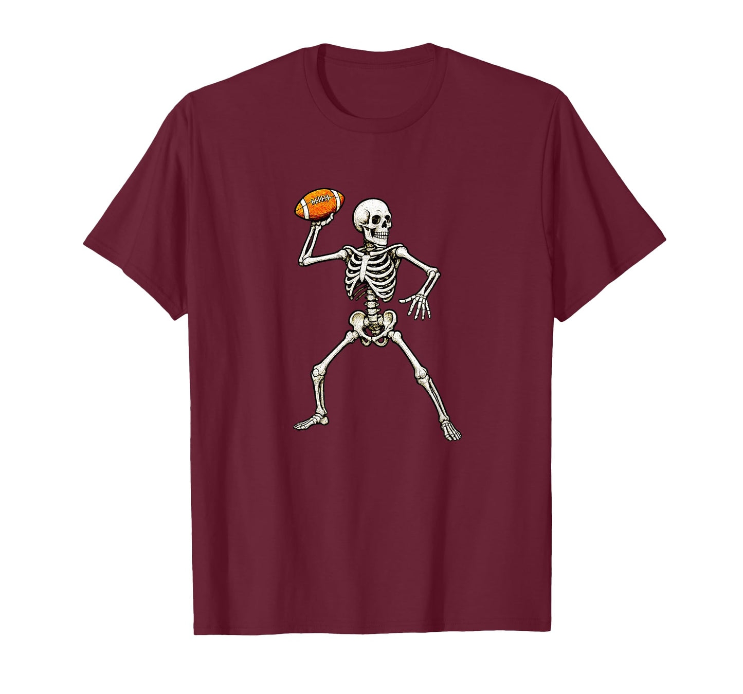 Skeleton Football Player - Quarterback T-Shirt
