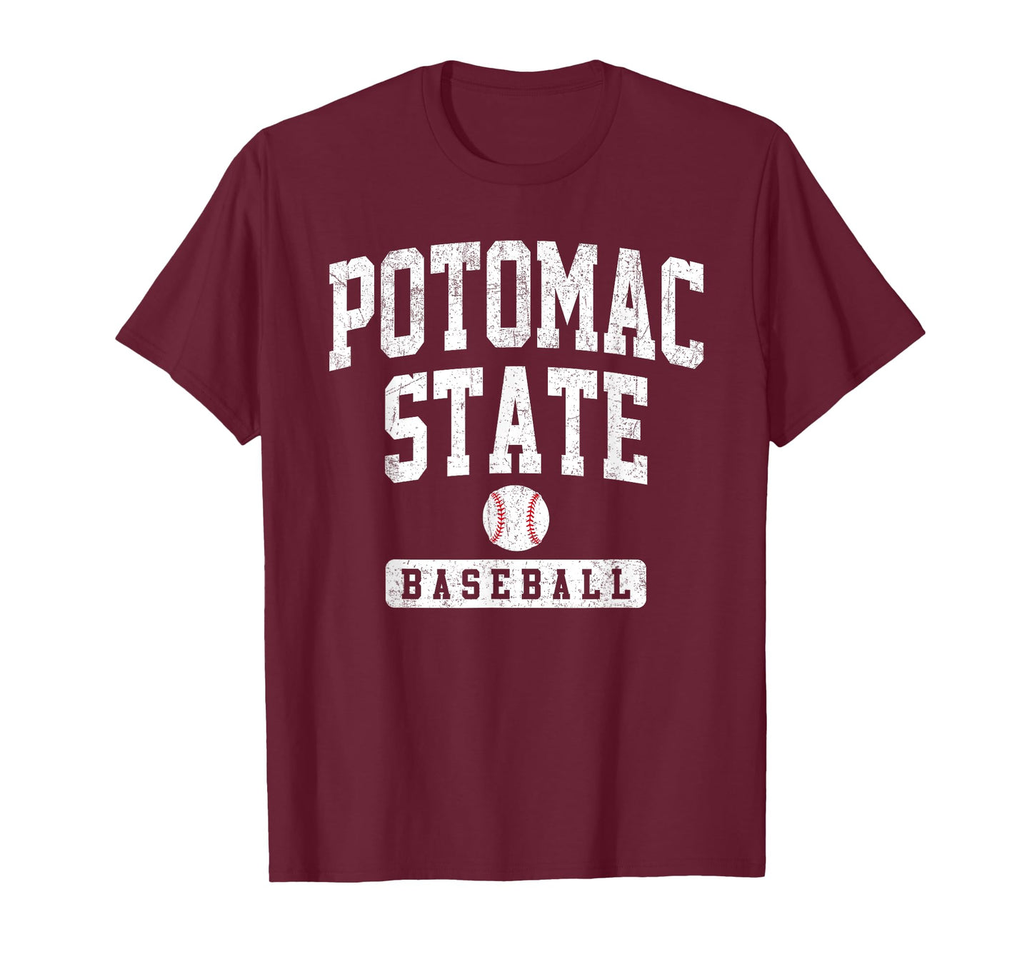 Potomac State College Baseball Arch Vintage Design Men Women T-Shirt
