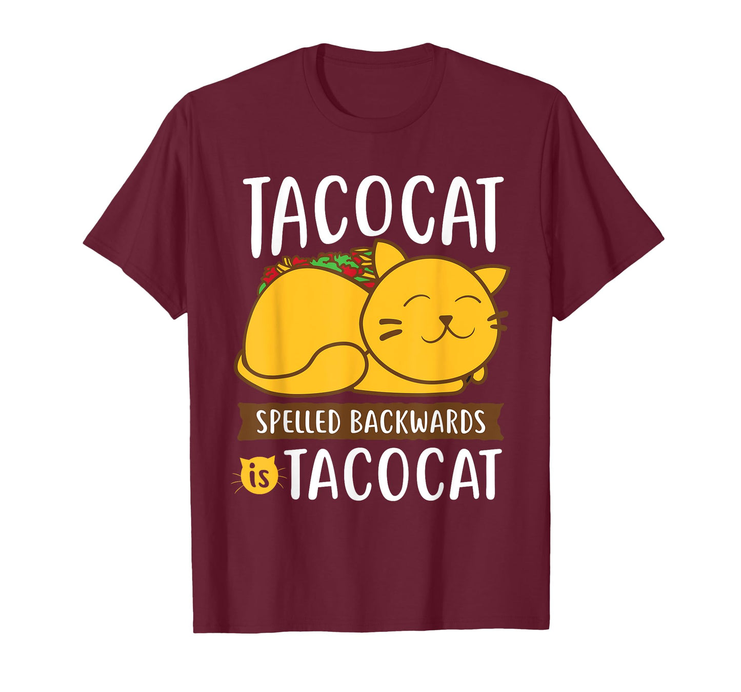 Tacocat Funny Taco Tuesday & Mexican Food Lover T-Shirt