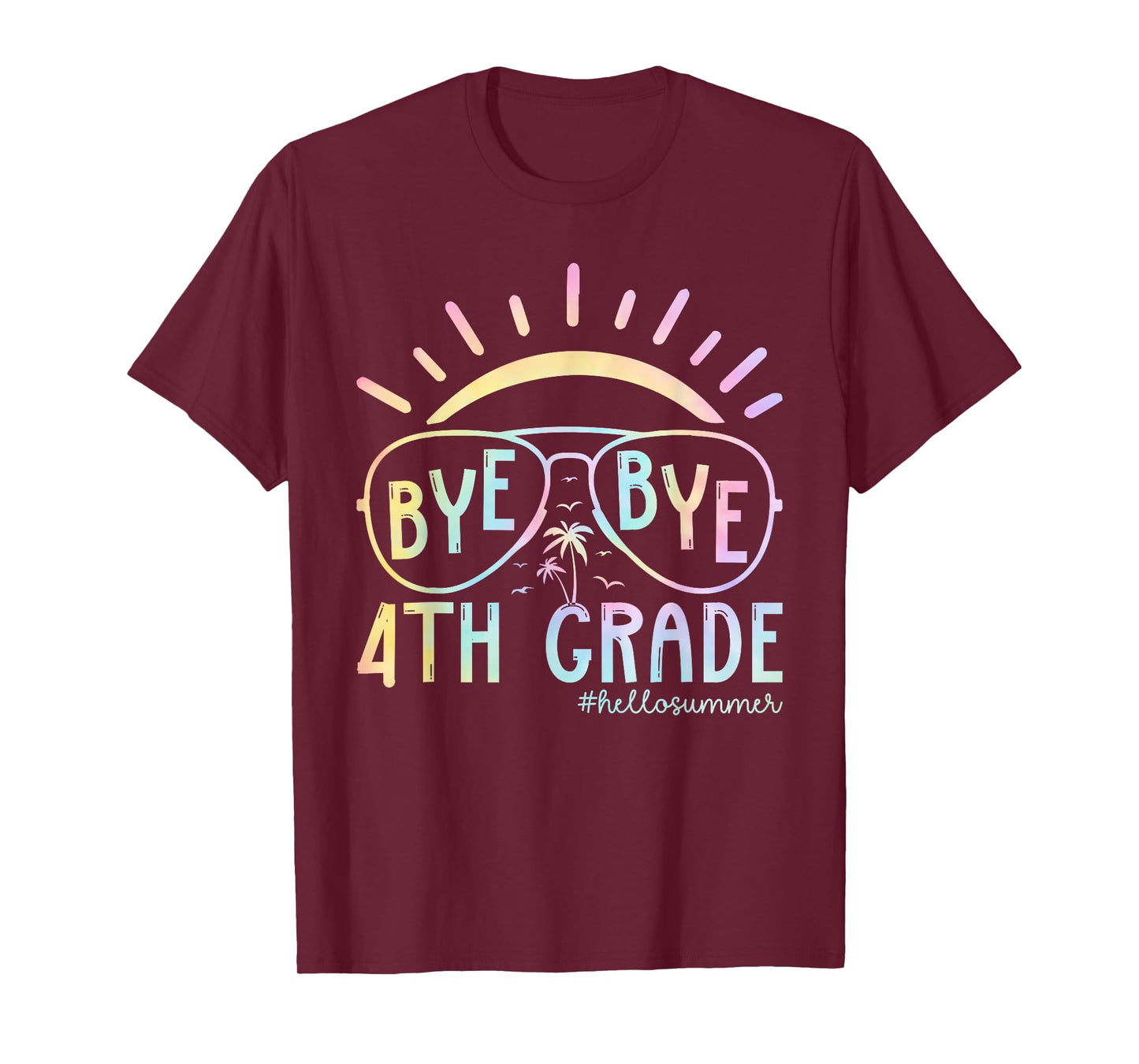 Goodbye 4th Grade Hello Summer Last Day of School Student T-Shirt
