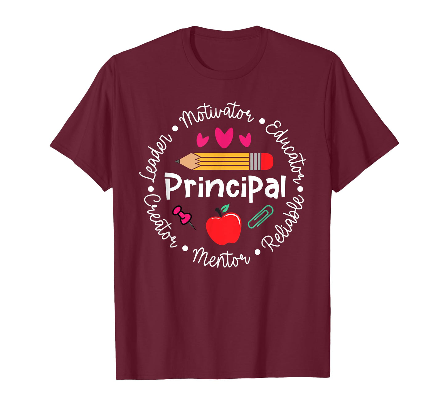 Principal Leader Motivator Funny Back To School First Day T-Shirt