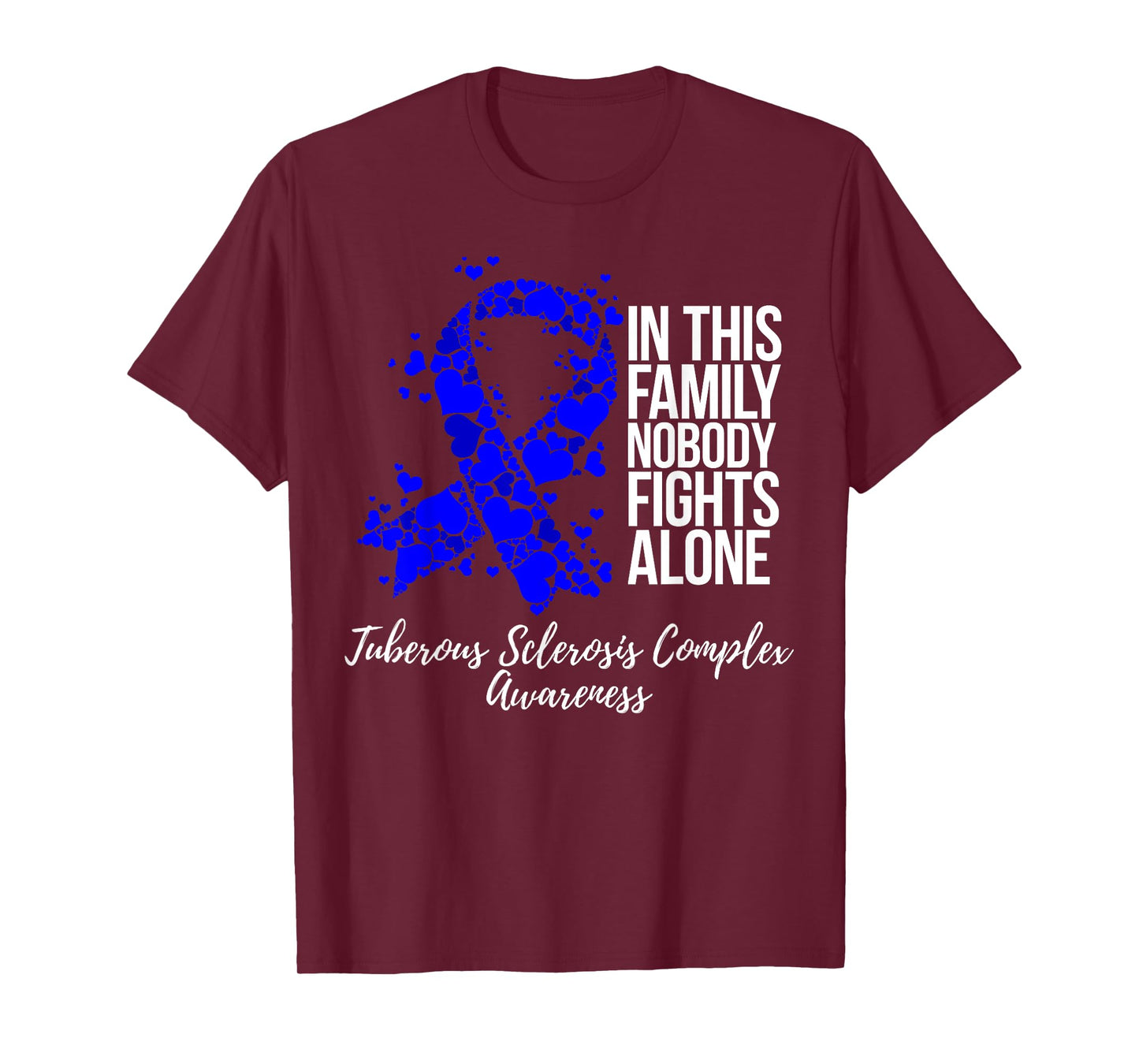 Family Support Tuberous Sclerosis Complex TSC Awareness T-Shirt