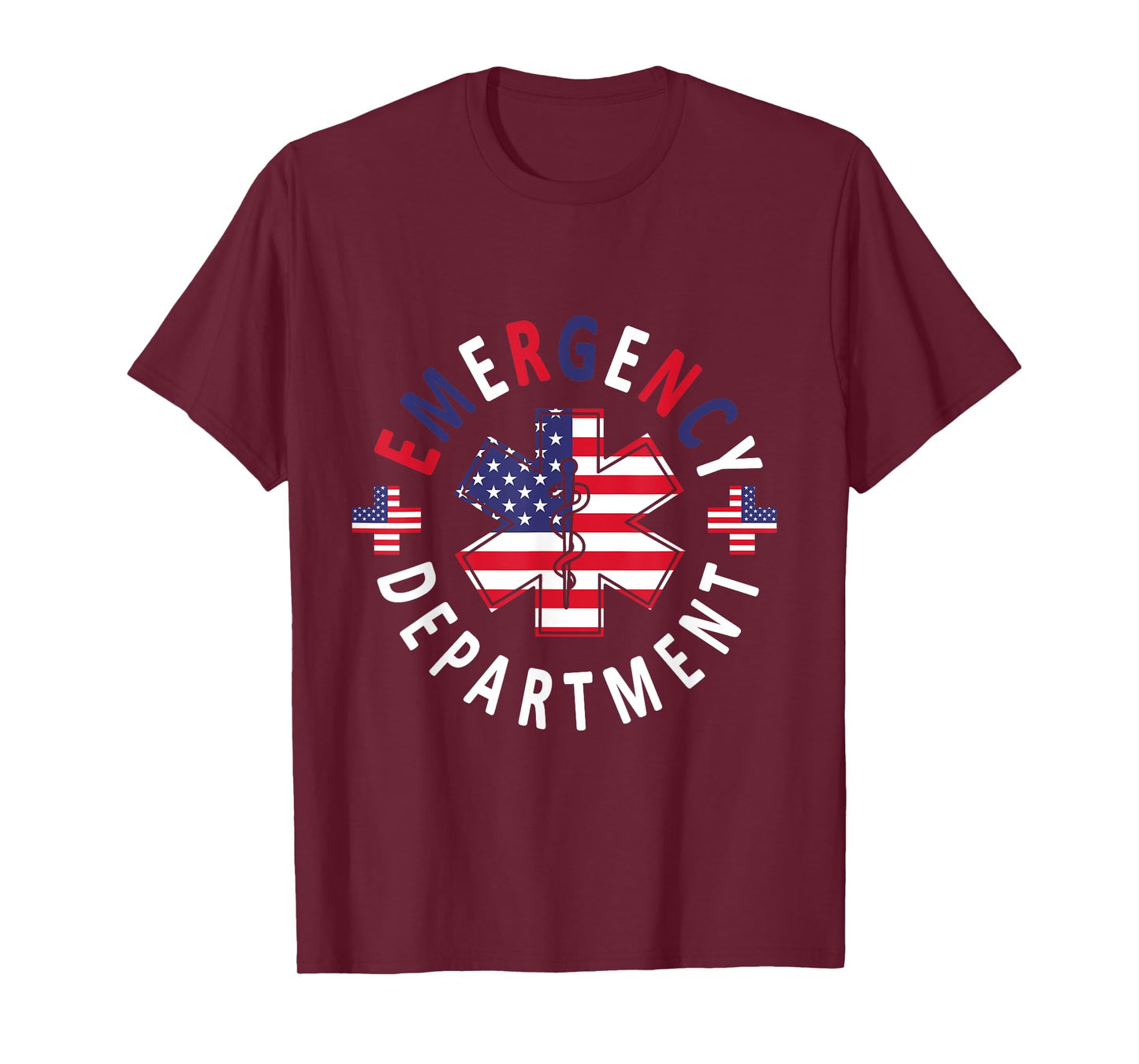 Emergency Department 4th of July USA Emergency Room Nurse T-Shirt