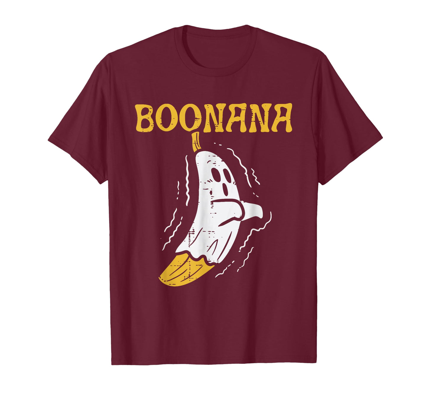 Boonana Cute Ghost Banana Halloween Costume Men Women Kids T-Shirt