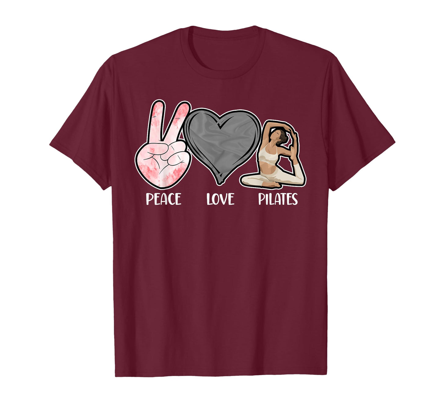 Pilates Instructor Teacher Peace Pilates T-Shirt