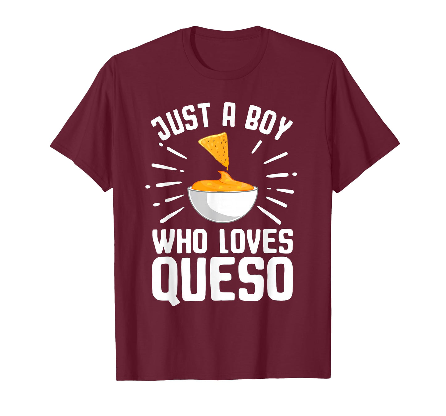 Best Queso Design for Boys Kids Men Cheese Dip Queso Lover T-Shirt