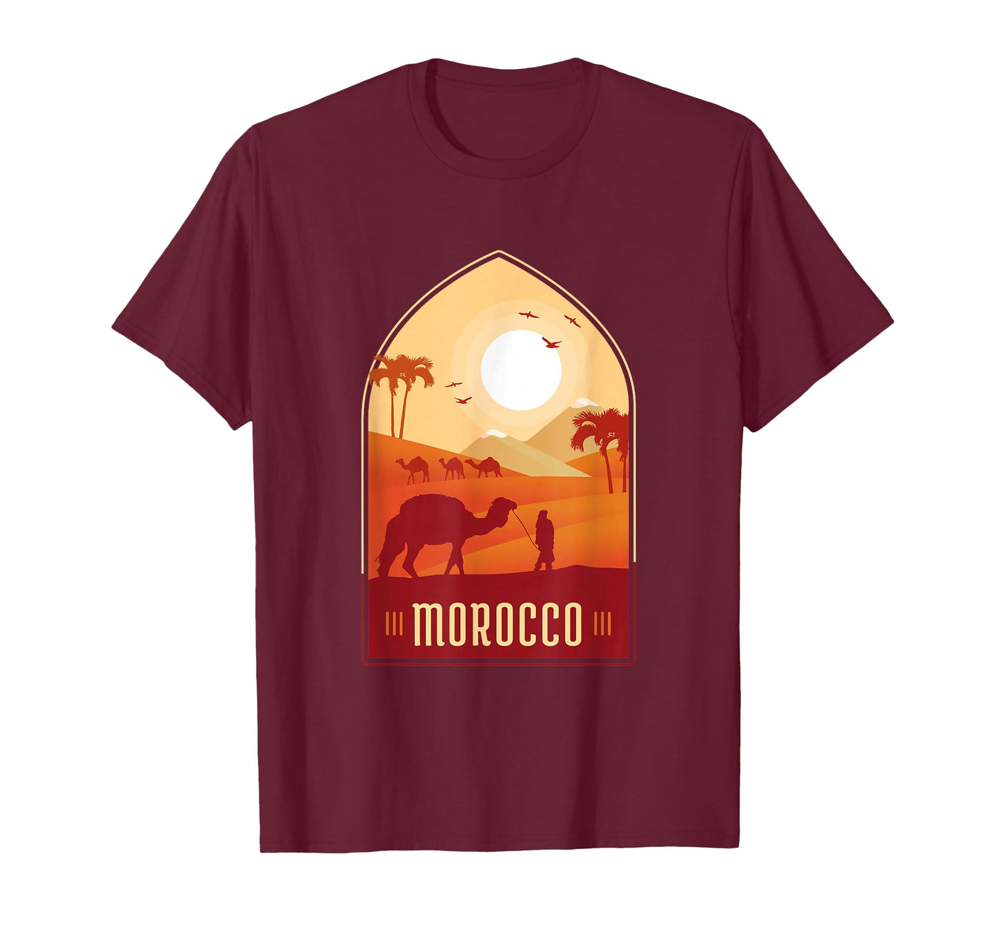 Morocco hospitality comfort health art history soccer fans T-Shirt