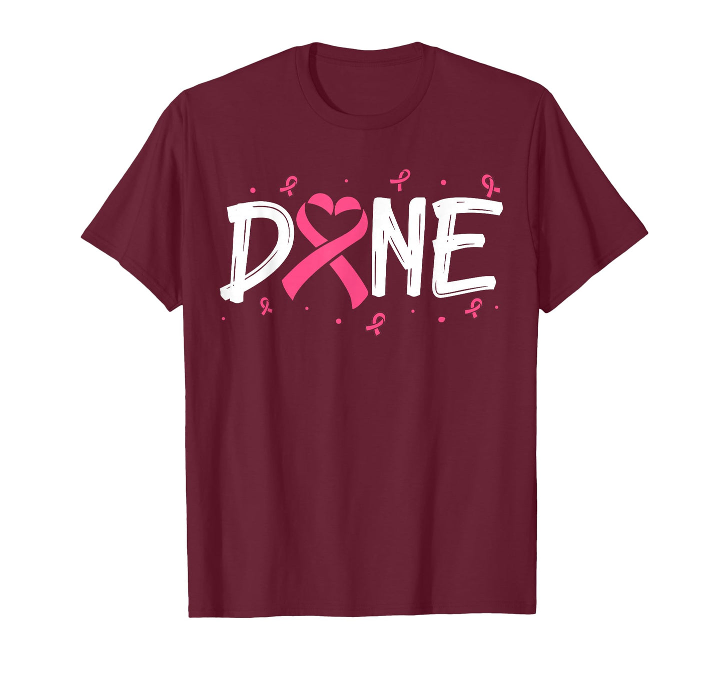 Done Last Day Of Radiation Chemo Breast Cancer Awareness T-Shirt