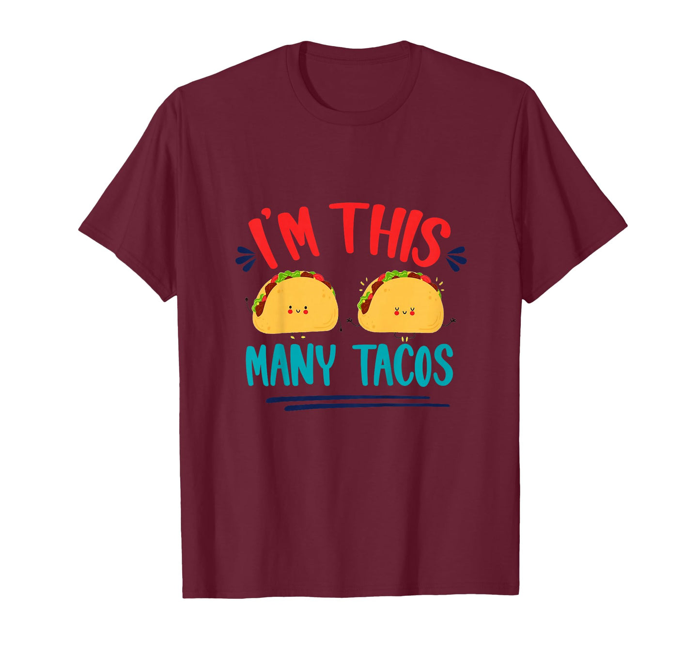 I'm This Many Tacos Mexican Fiesta 2nd Birthday Second Bday T-Shirt