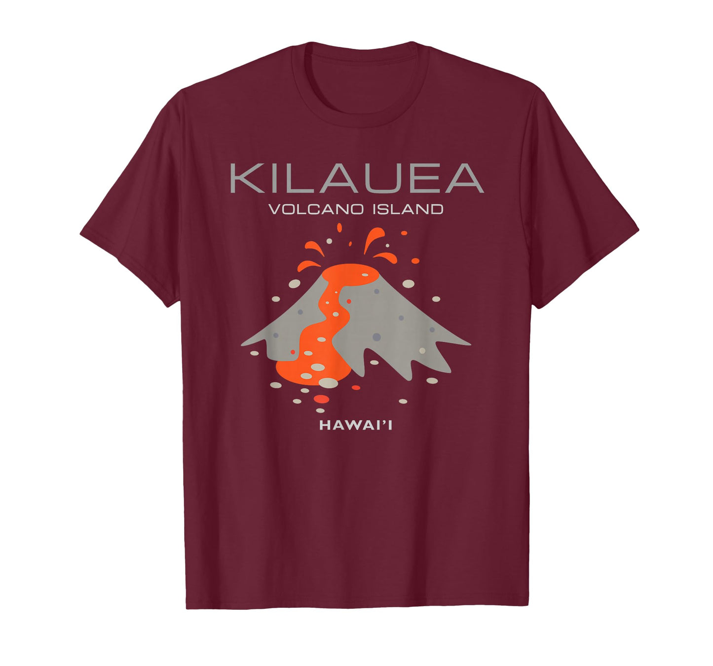 Kilauea Hawaii Volcano Island Modern Hawaiian Designer Gift T-Shirt