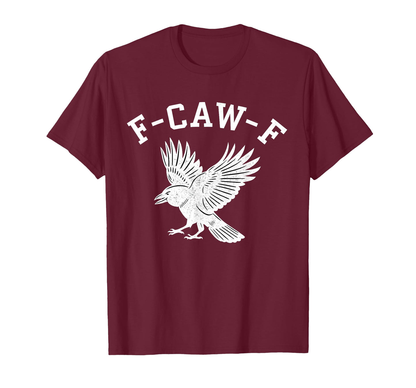Funny F CAW F Crow Meme Halloween F-Caw-F Funny Black Bird T-Shirt