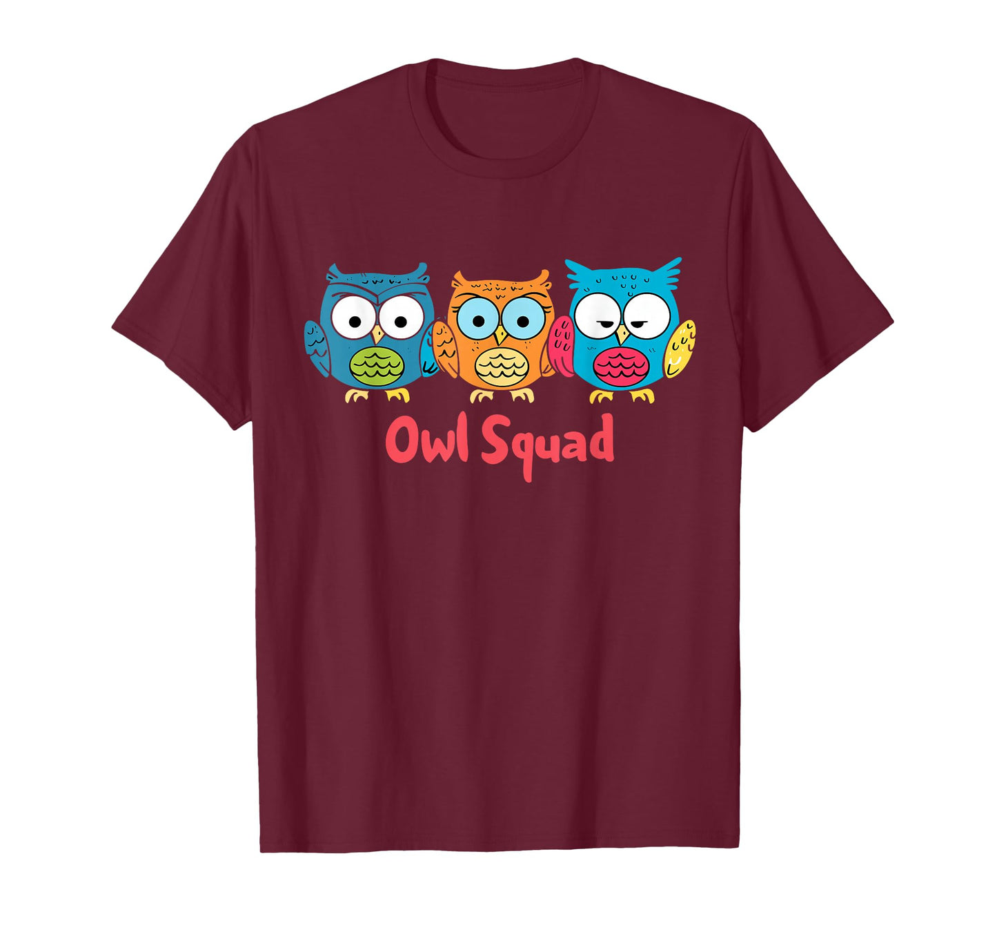 Owl Squad T-Shirt | Cool Owl Lover Shirt