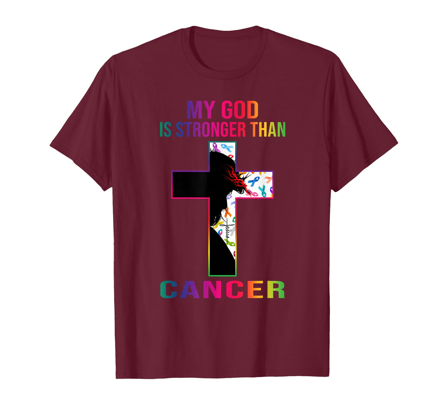 My God is stronger than cancer T-Shirt