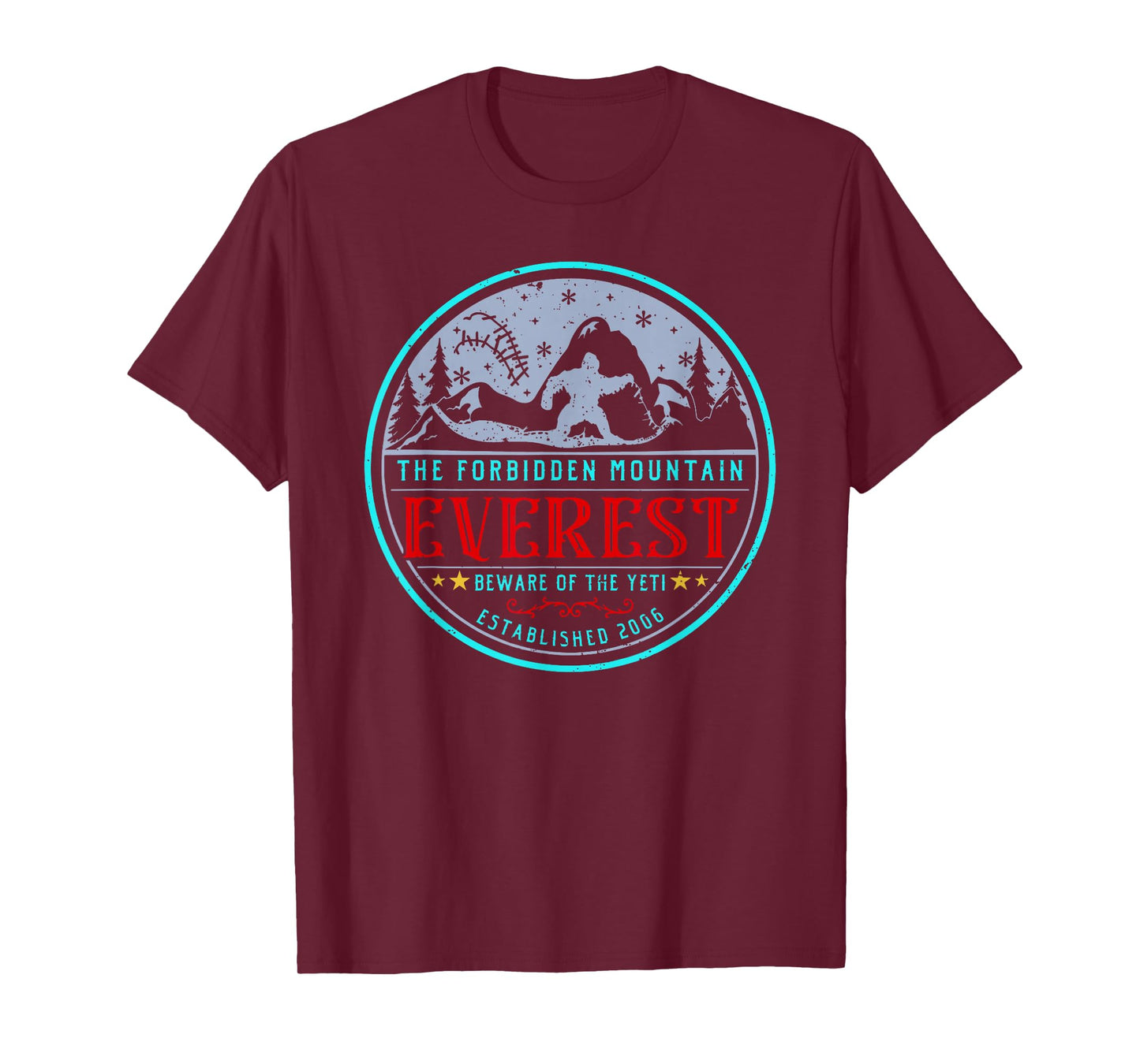 Mountain Lovers Expedition Everest, Animal Theme Park Trip T-Shirt