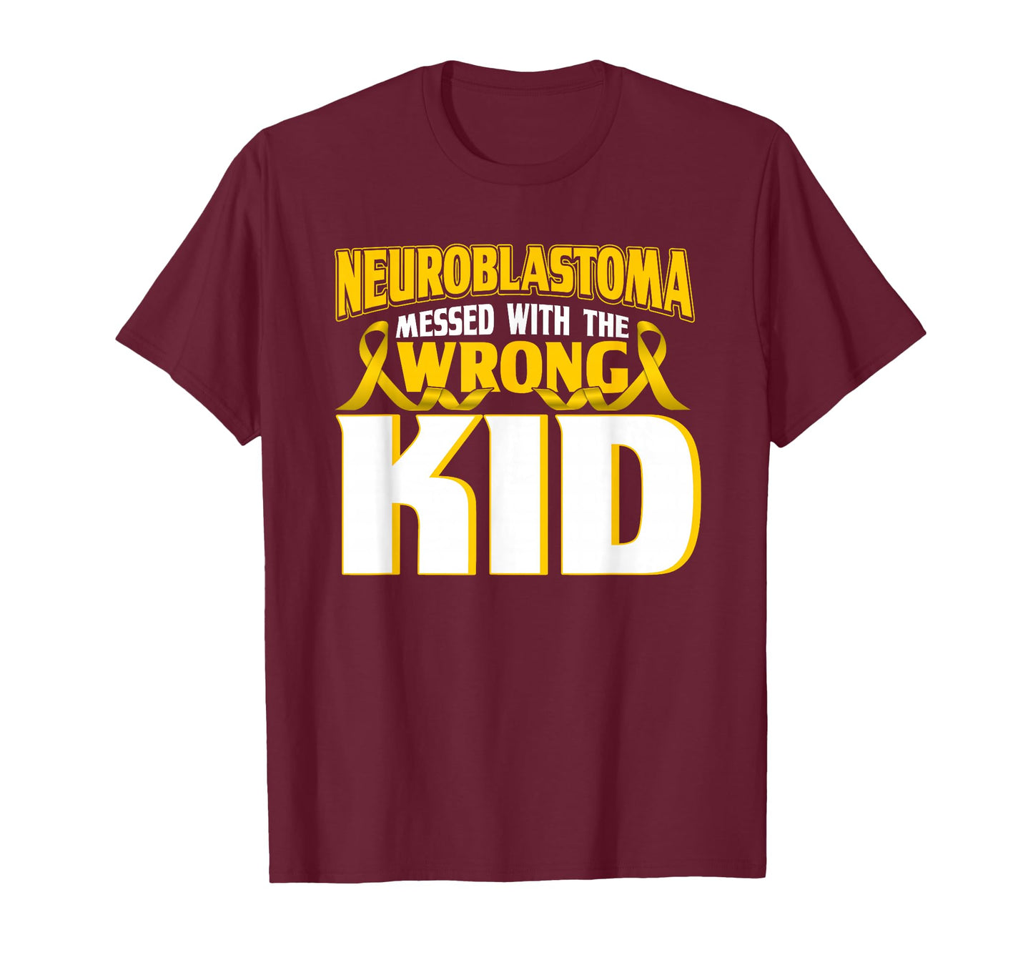 Neuroblastoma with the wrong child Yellow Band T-Shirt