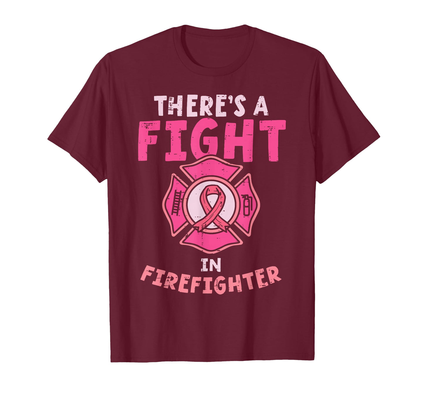 Breast Cancer Awareness with Pink Ribbon T-Shirt