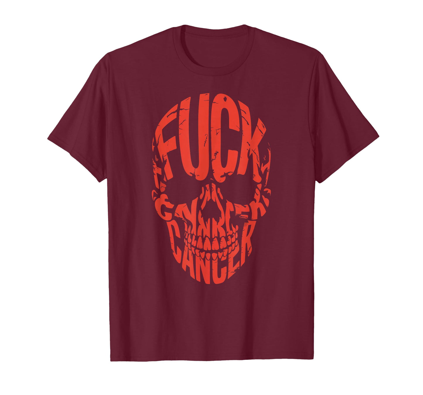 Fuck Cancer Skull Cancer Awareness Fight Cancer T-Shirt