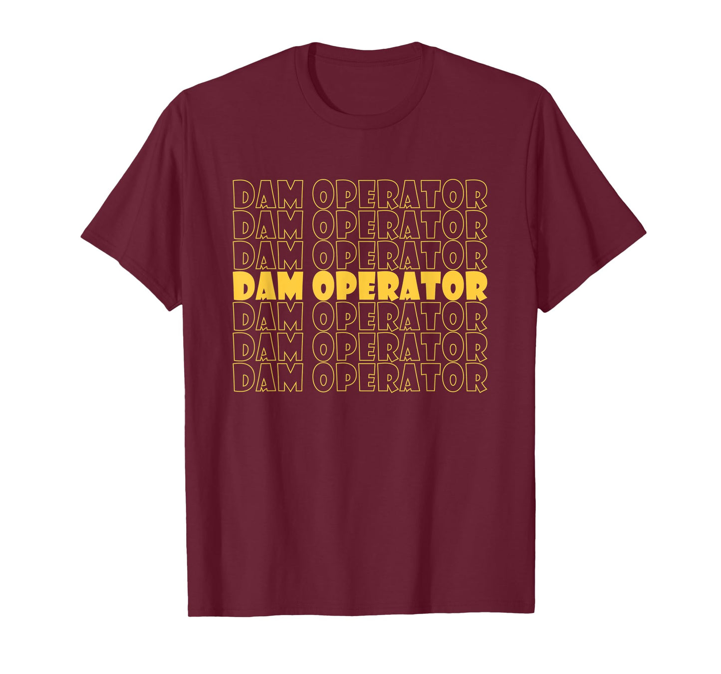 Lock and Dam Operator Job Vintage T-Shirt