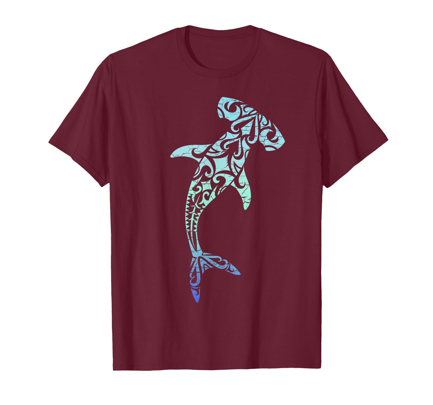 Hawaii Polynesian Tribal Hammerhead Shark Tee Aloha State T-Shirt