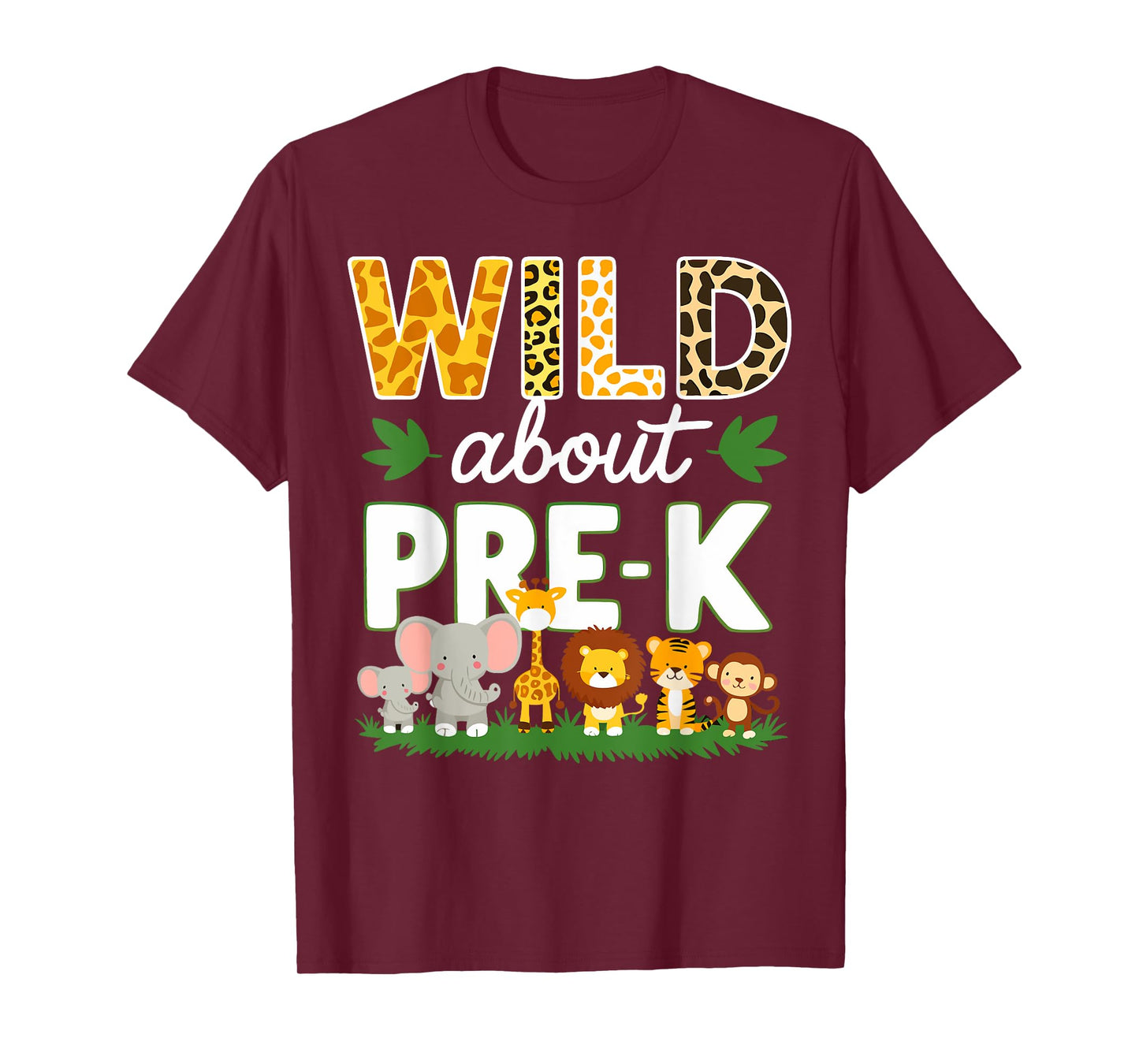 Pre-k Teacher, Kids Back To School Wild About Pre-k T-Shirt
