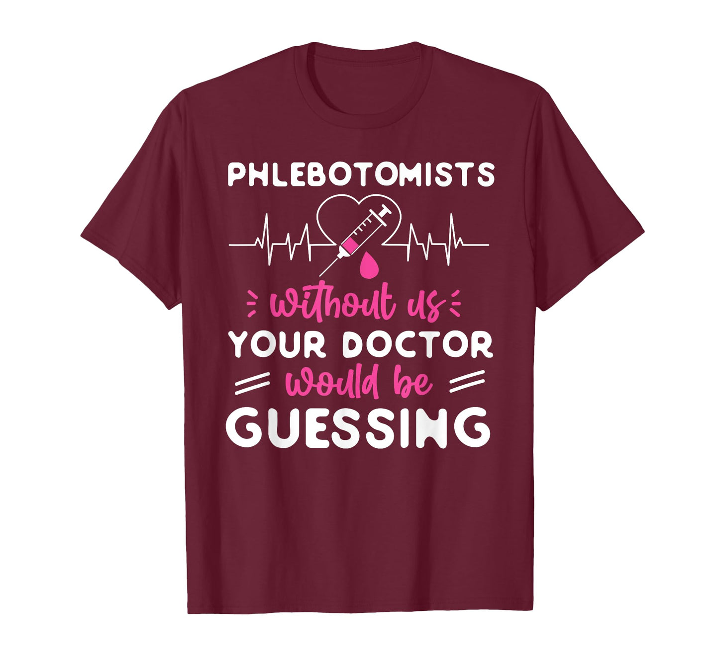 Funny Phlebotomy Lab HS0 Black Men's Classic Crew Neck Short Sleeve T-Shirt