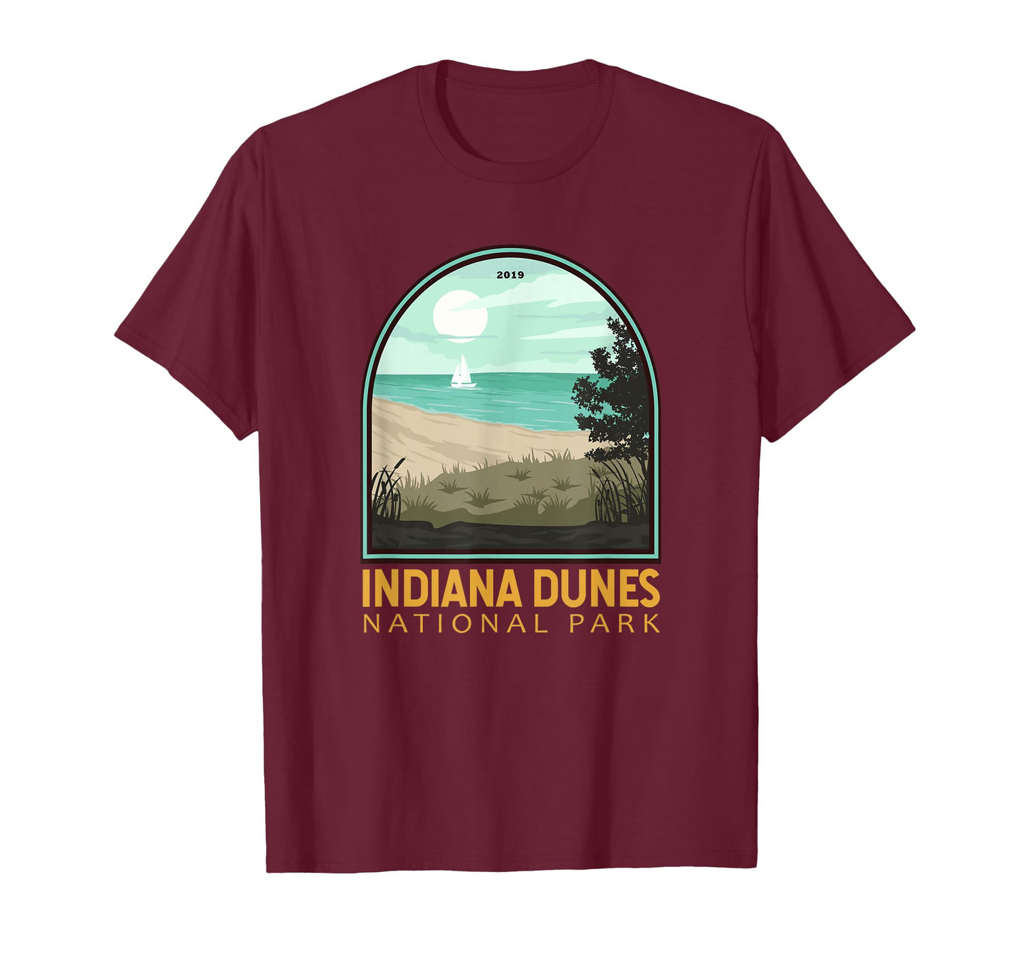 Indiana Dunes National Park Vintage Emblem T-Shirt