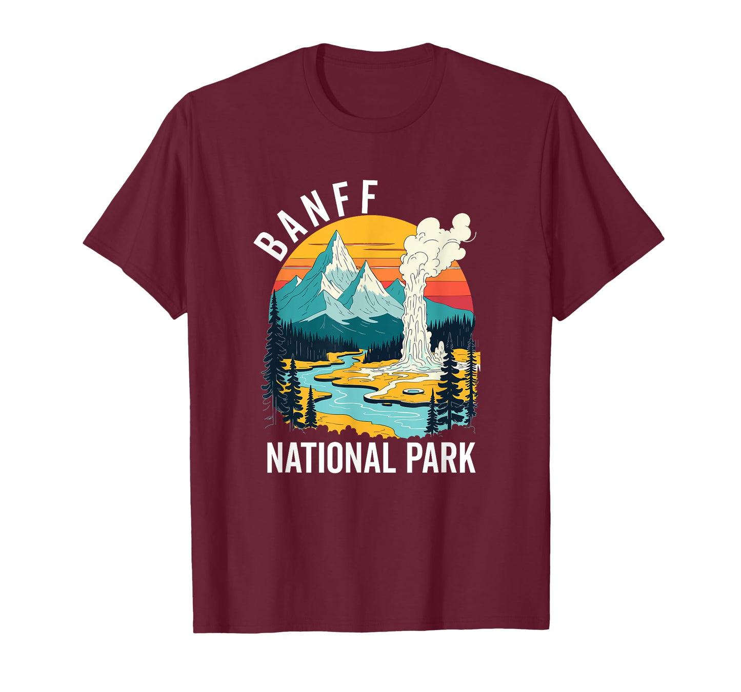 banff souvenir reminder Canadian national park men women T-Shirt
