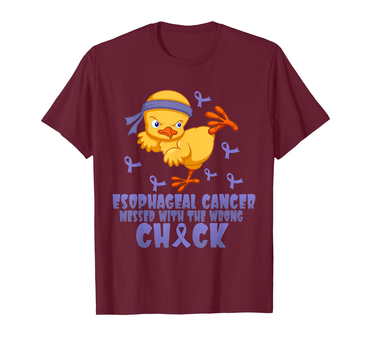 Esophageal Cancer Messed With The Wrong Chick T-Shirt