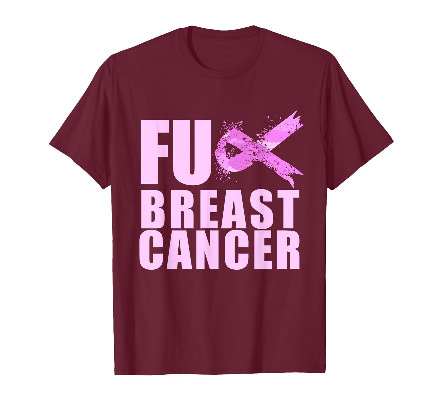 Pink Ribbon Fuck Cancer for Breast Cancer Awareness T-Shirt