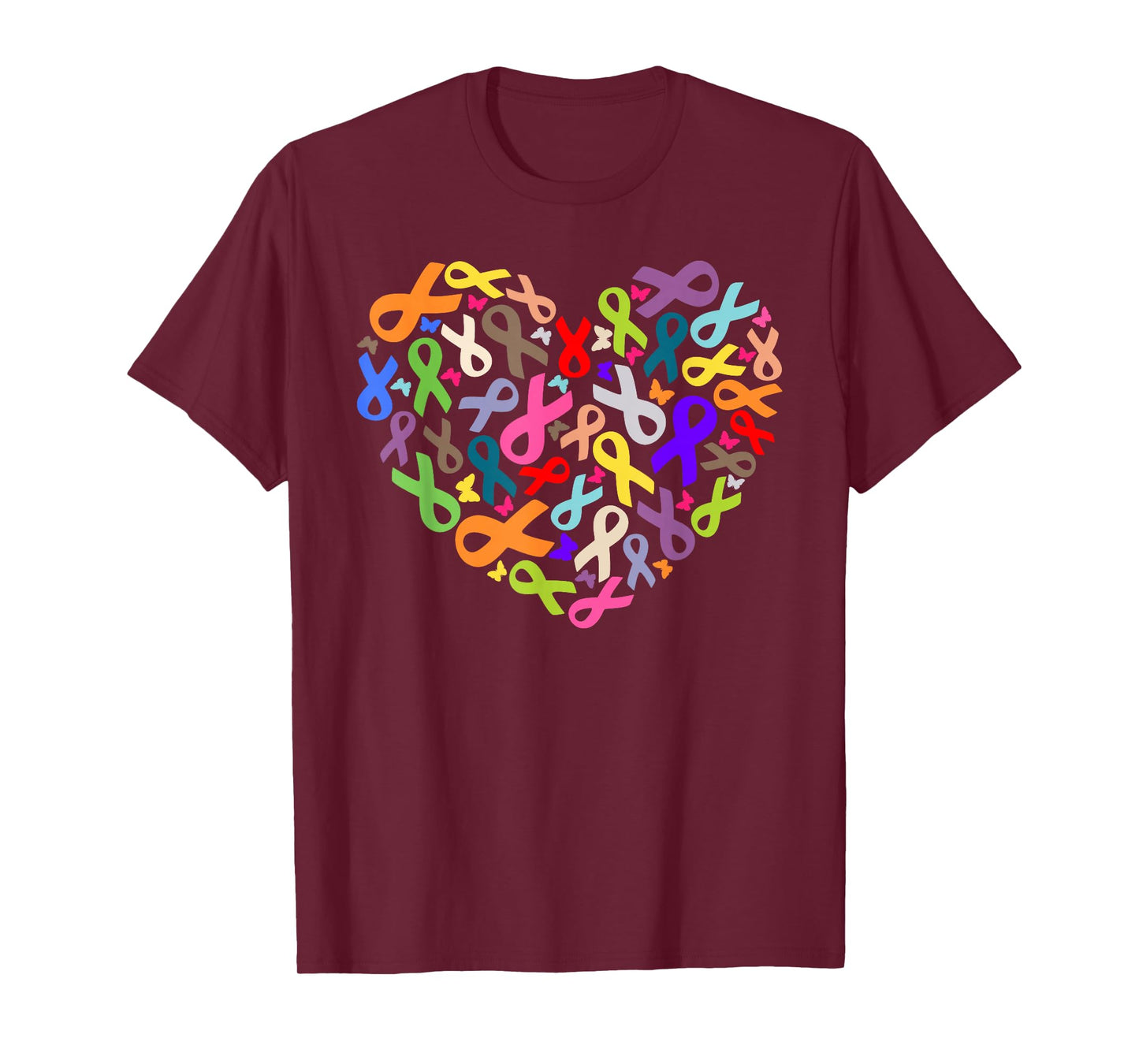 Cancer Sucks In Every Color Shirt Cancer Ribbon Colors T-Shirt