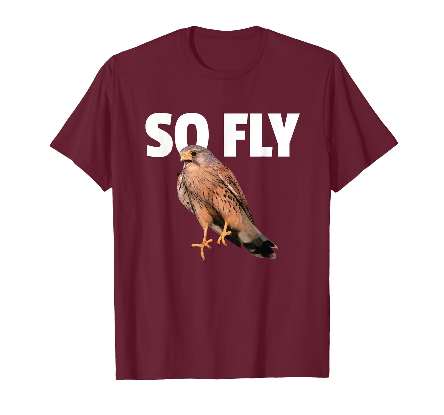 Kestrel Falcon Bird Birdwatching So Fly T-Shirt