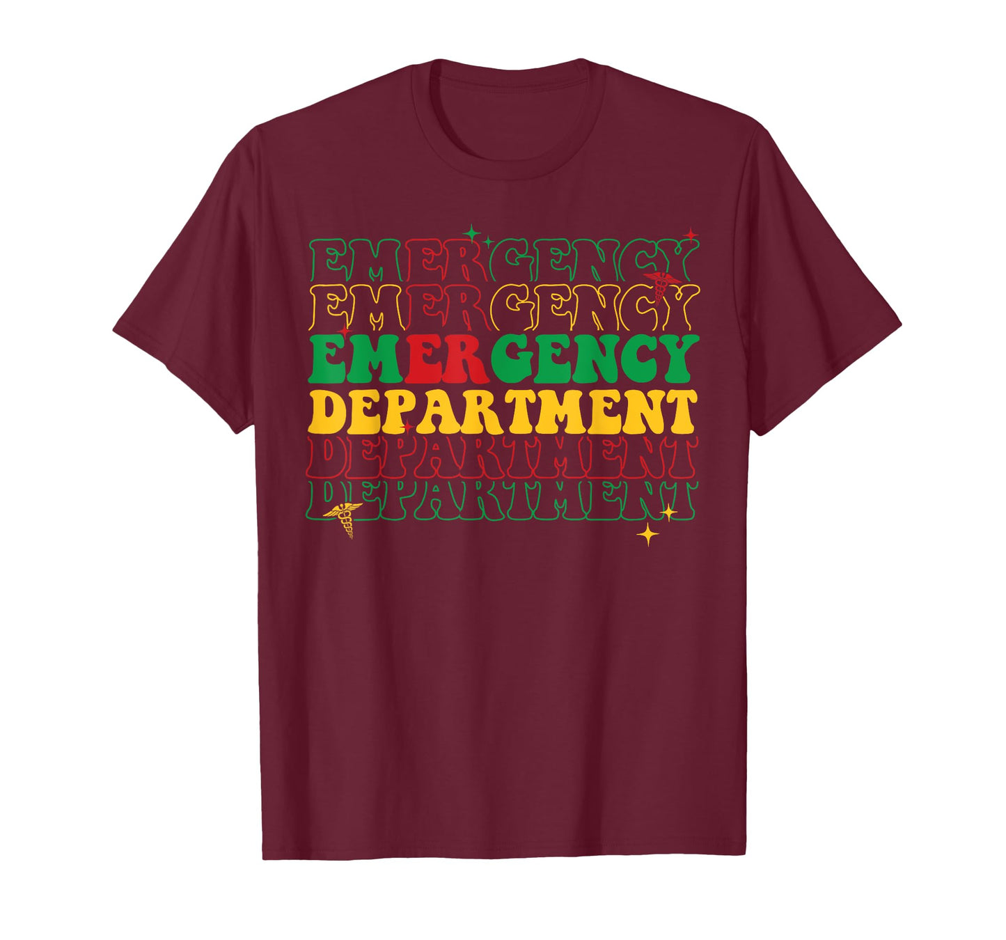 Emergency Department Juneteenth Pride African American T-Shirt