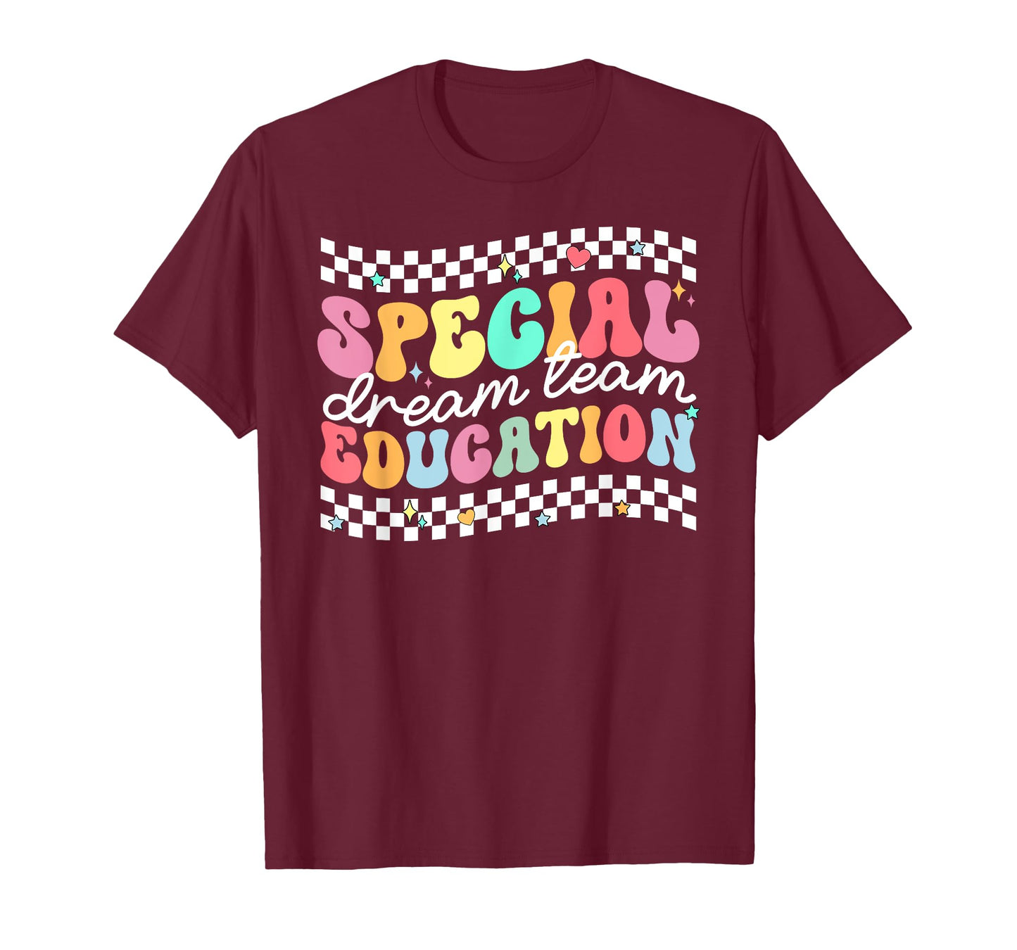 Retro Special Education Squad Groovy Dream Team SPED Teacher T-Shirt