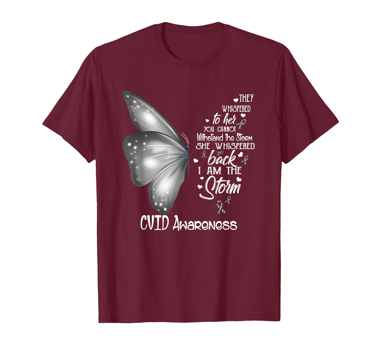 I am the storm CVID Awareness Butterfly T-Shirt