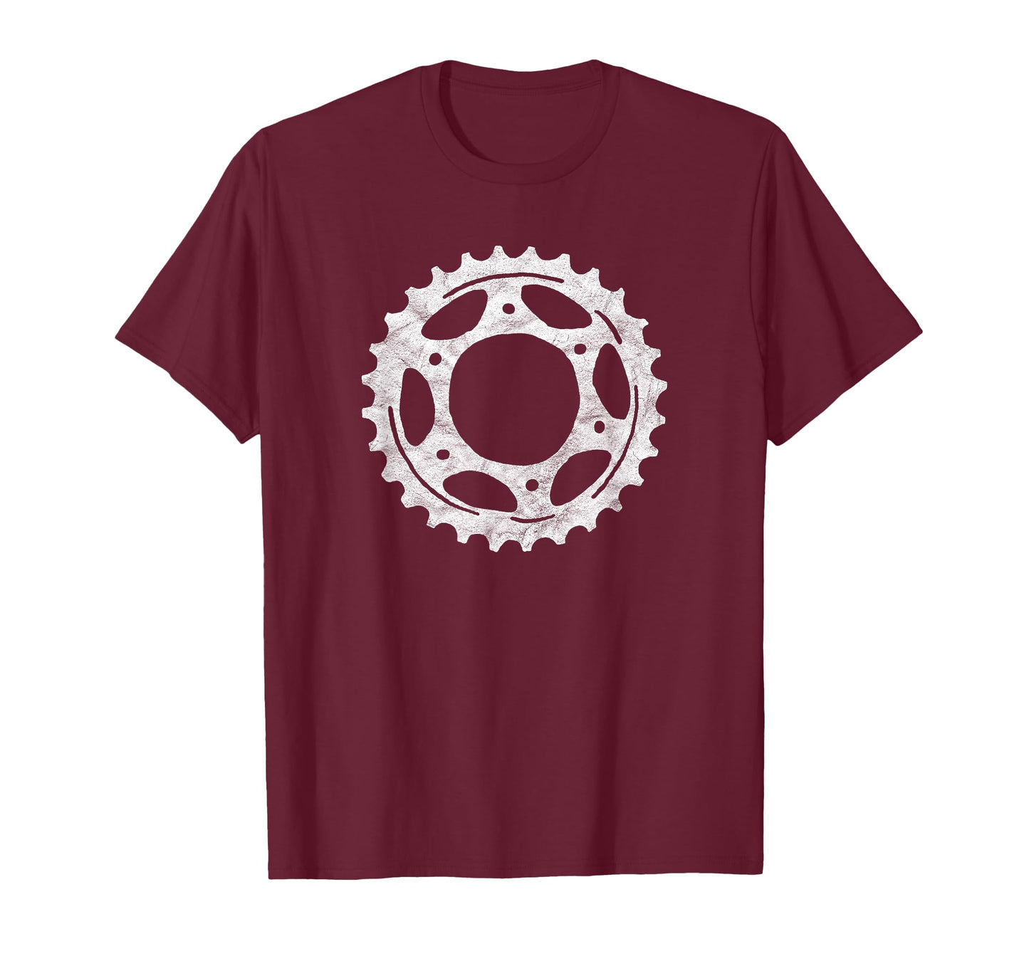 Bike Sprocket Gear Mountain Biking Vintage Minimalist T-Shirt