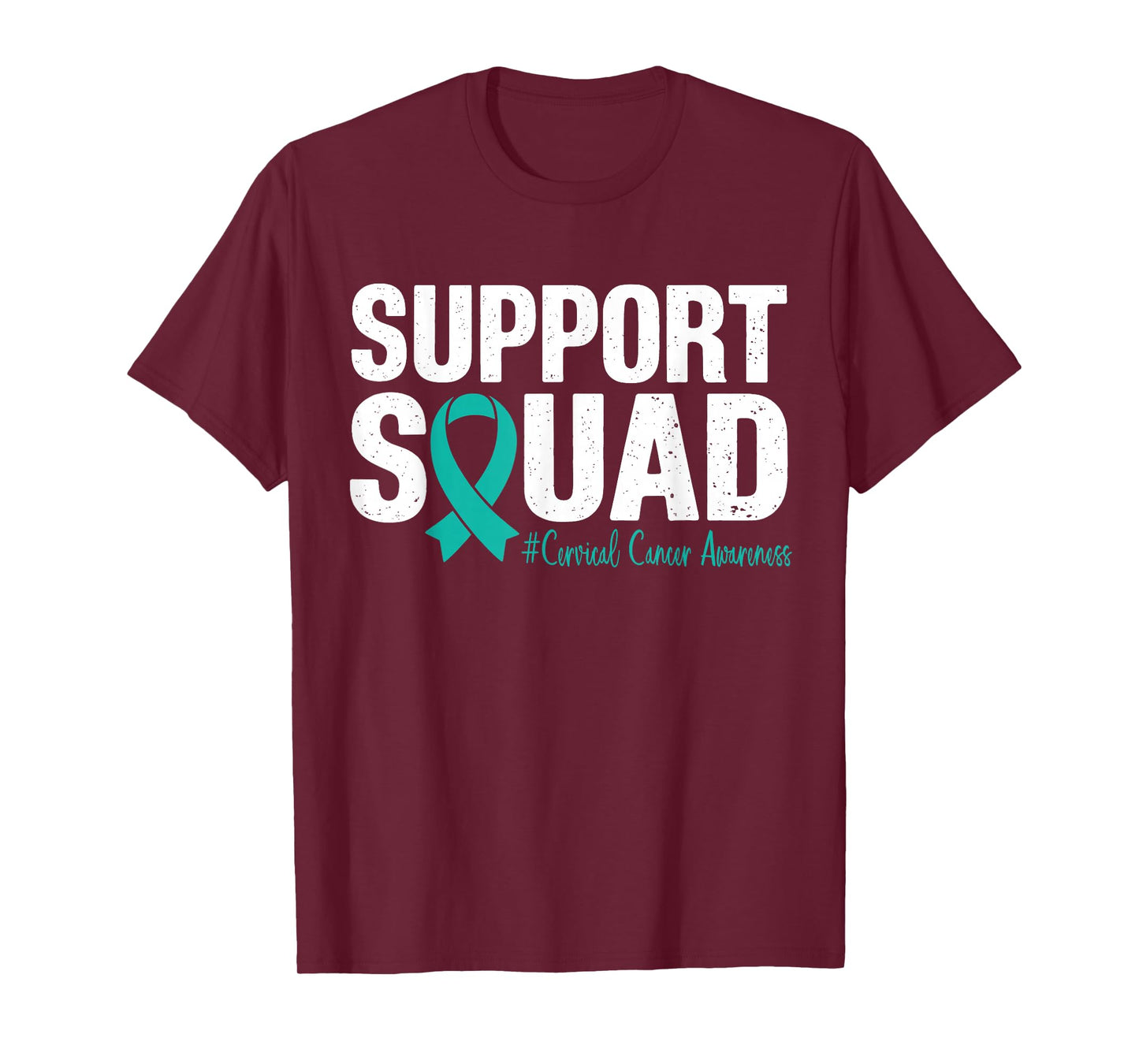 Cervical Cancer Awareness Support Squad Men Women Kids T-Shirt