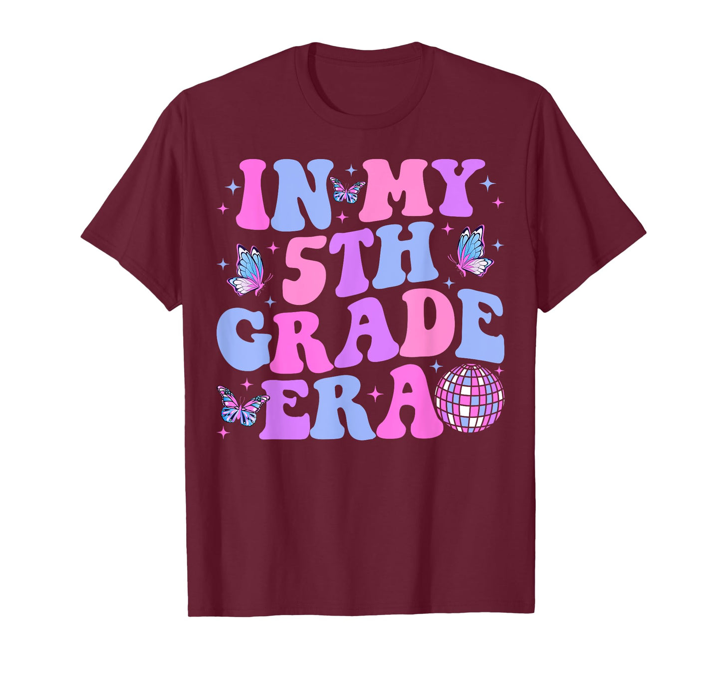 In My 5th Grade Era Back To School Fifth Grade Teacher T-Shirt