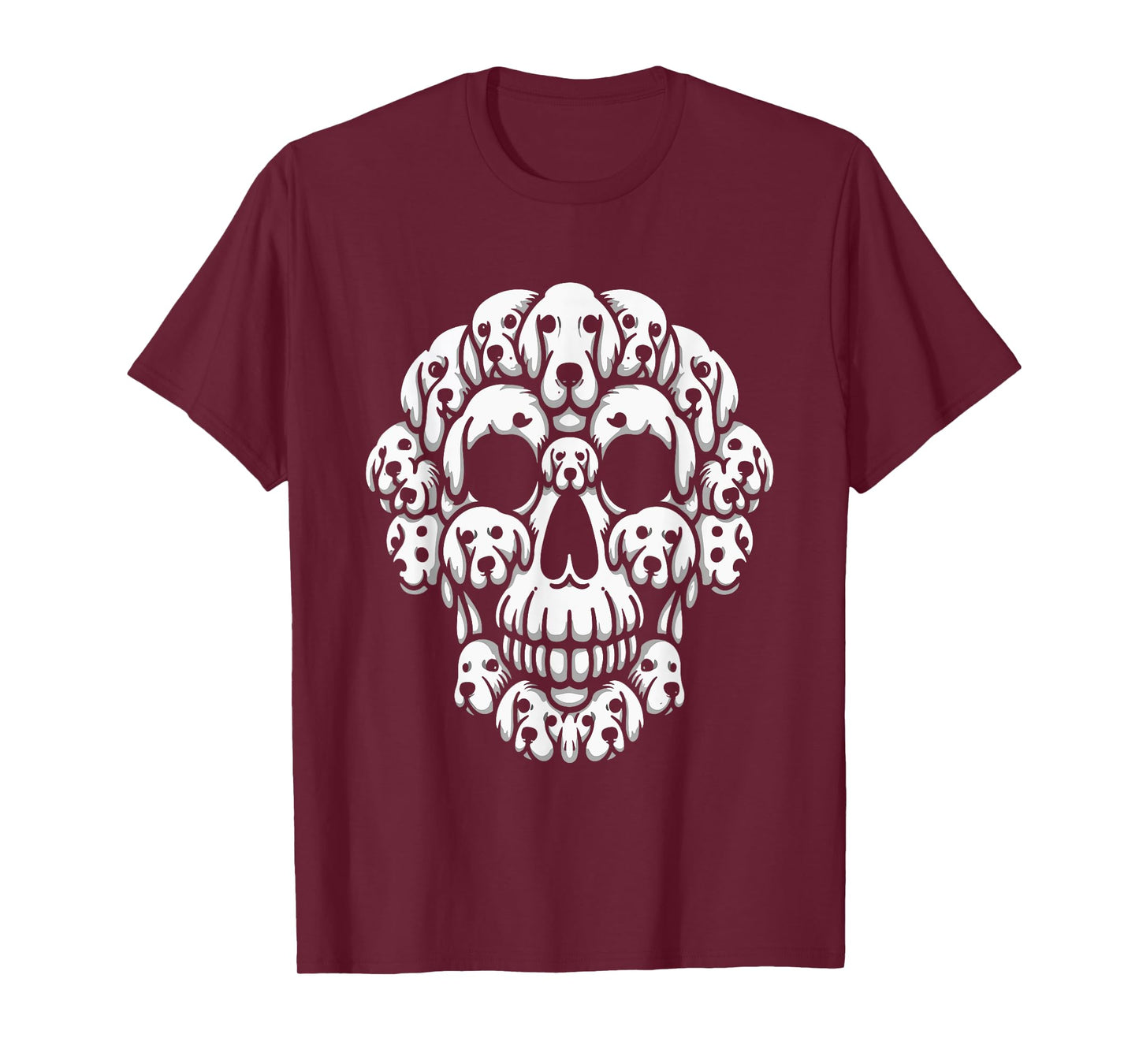 Group Golden Retrievers As Halloween Skull Costume Dog Owner T-Shirt
